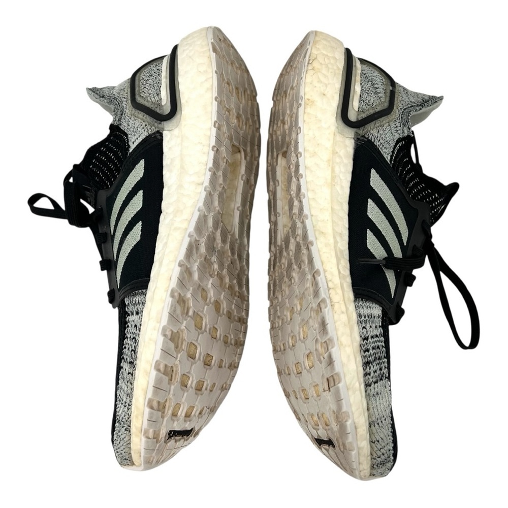 Adidas UltraBoost 19 Linen Green Black Oreo Athletic Running Shoes Women’s 8.5 - Picture 11 of 15